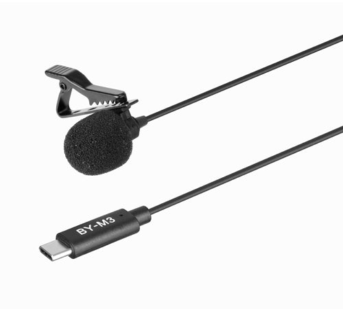 Micrófono Lavalier Boya BY-M3 Conector USB-C