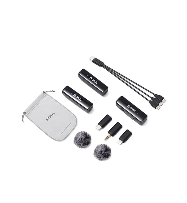 Micrófono Inalámbrico Para Usb-c y Lightning Boya Boyalink A2