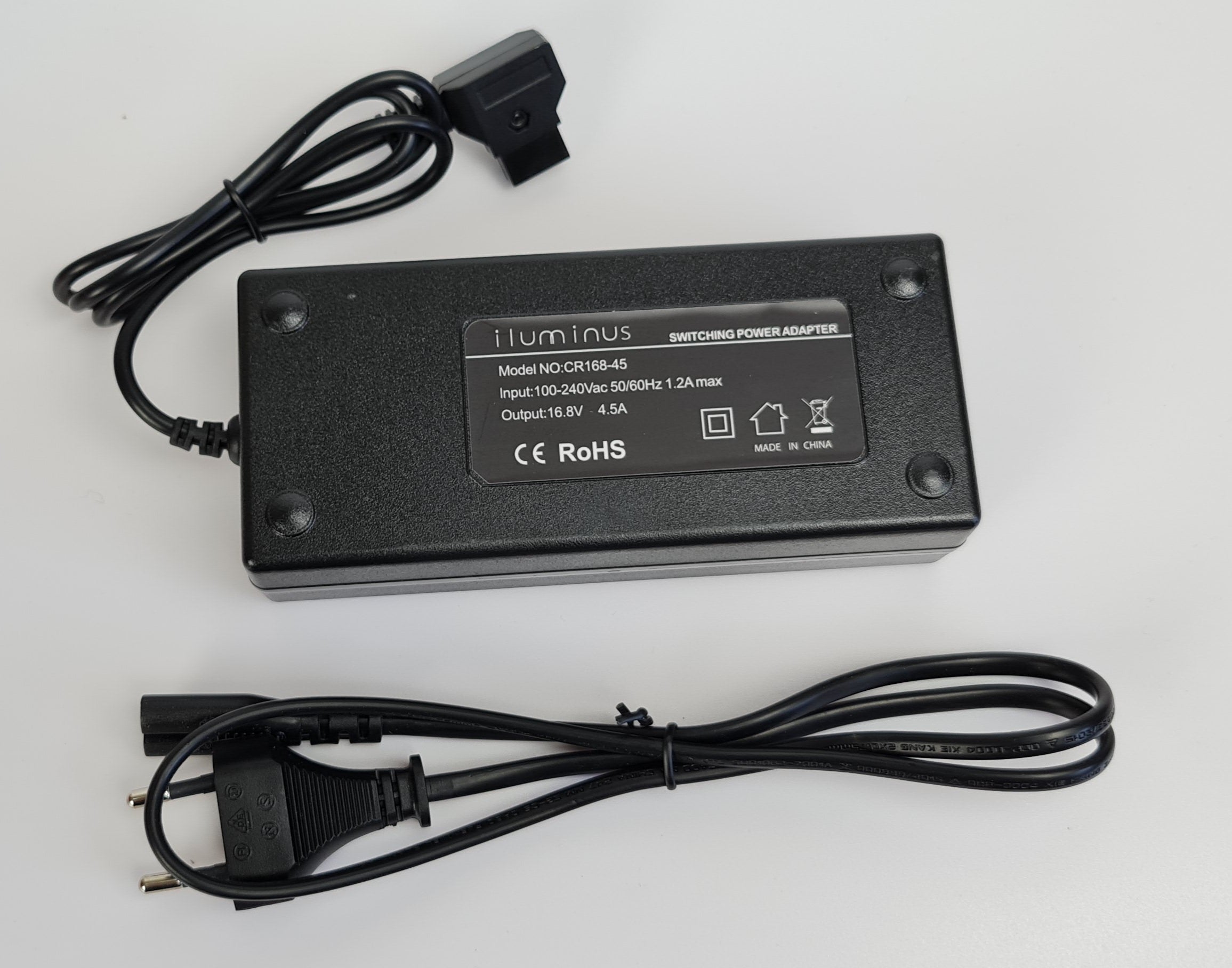 Cargador V-mount tipo D-Tap Iluminus