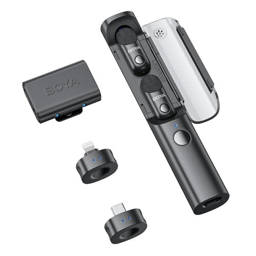 Micrófono BOYA Magic 🎙️ – IA 4-en-1, –40 dB Cancelación de Ruido, 48 kHz/24-bit