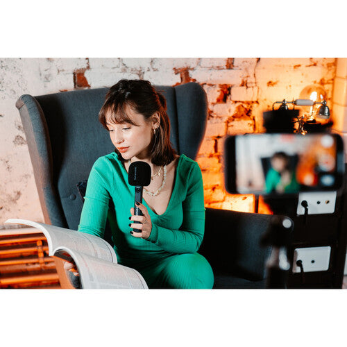 Adaptador de mano para Micrófonos Saramonic Blink 500 ProX para entrevistas y periodistas