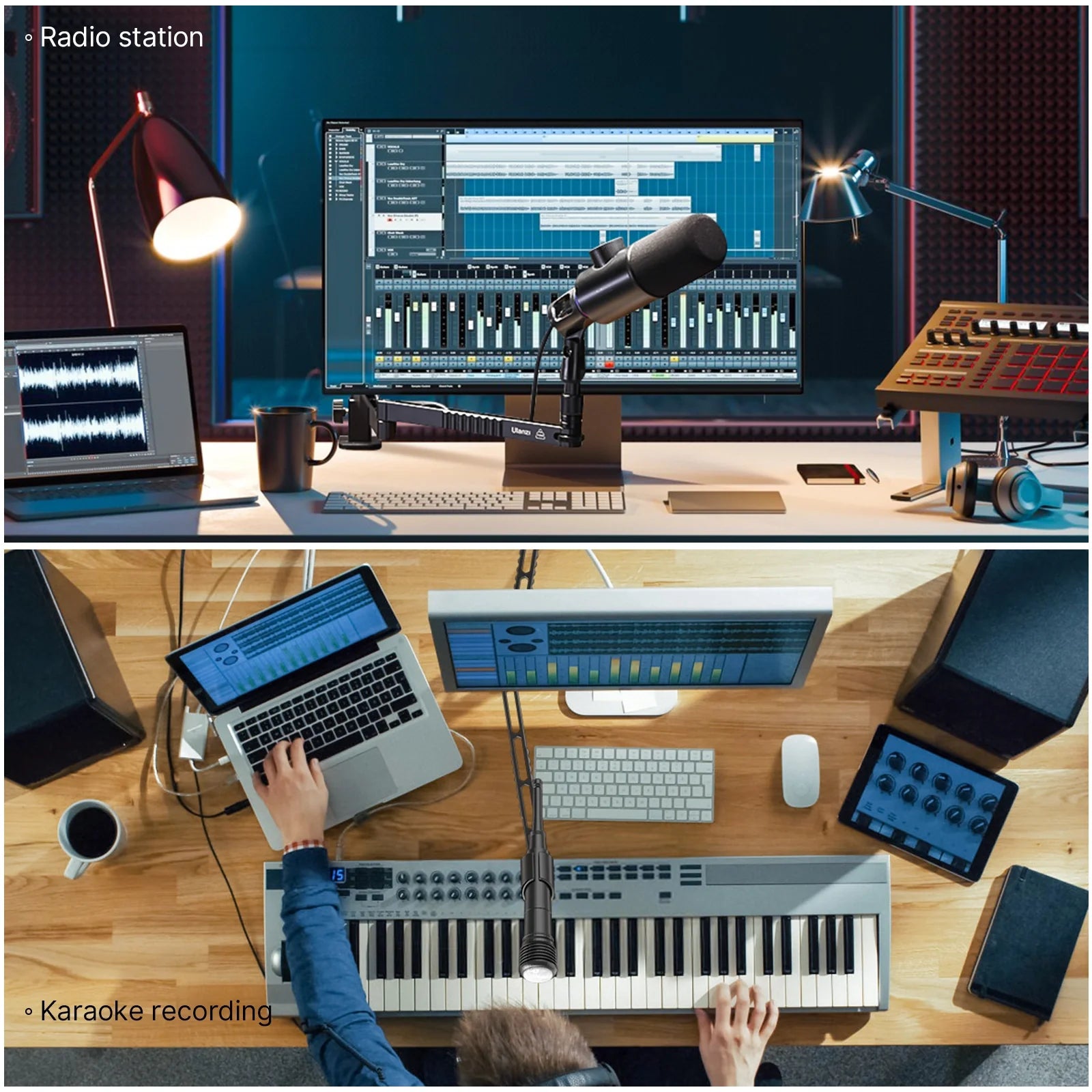 Brazo de Micrófono de Perfil Bajo LS26 Ulanzi