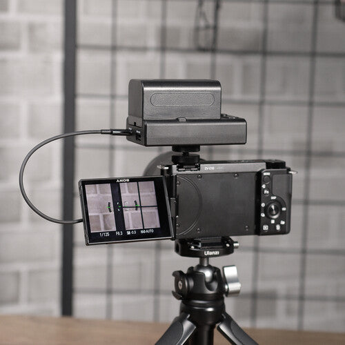 Cargador de baterías multifuncional NPF Ulanzi NP-F01, para una carga rápida de las baterías de la serie Sony NP-F: F550, F570 y F970. Perfecto para fotógrafos y camarógrafos en movimiento.