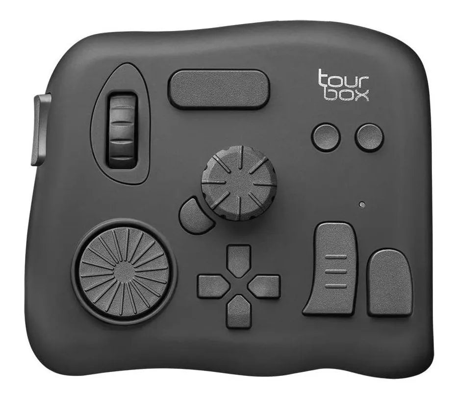 Controlador Inalámbrico TourBox Elite para Software de Diseño, Dibujo, Fotografía, Video, Audio y Animación
