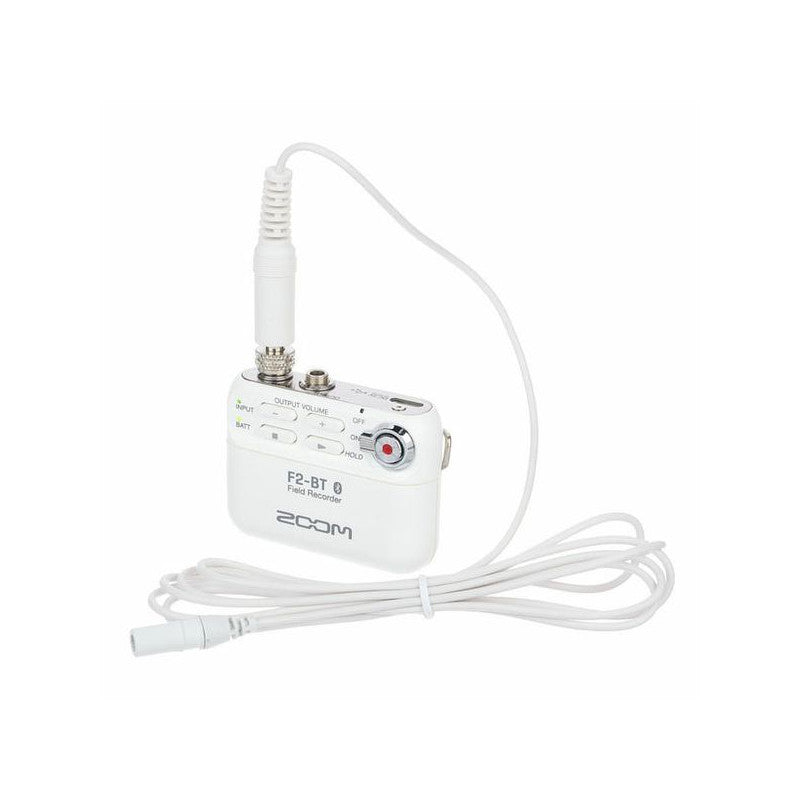Grabadora de Campo Bluetooth Compacta 32 bits Zoom F2-BT/W
