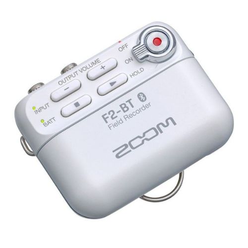 Grabadora de Campo Bluetooth Compacta Color Blanco Zoom F2-BT/W