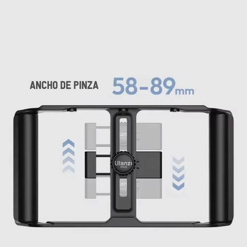 Jaula Universal para Teléfono Ulanzi MA05 – Rig de Filmación con Montura, Zapatas y Control Bluetooth
