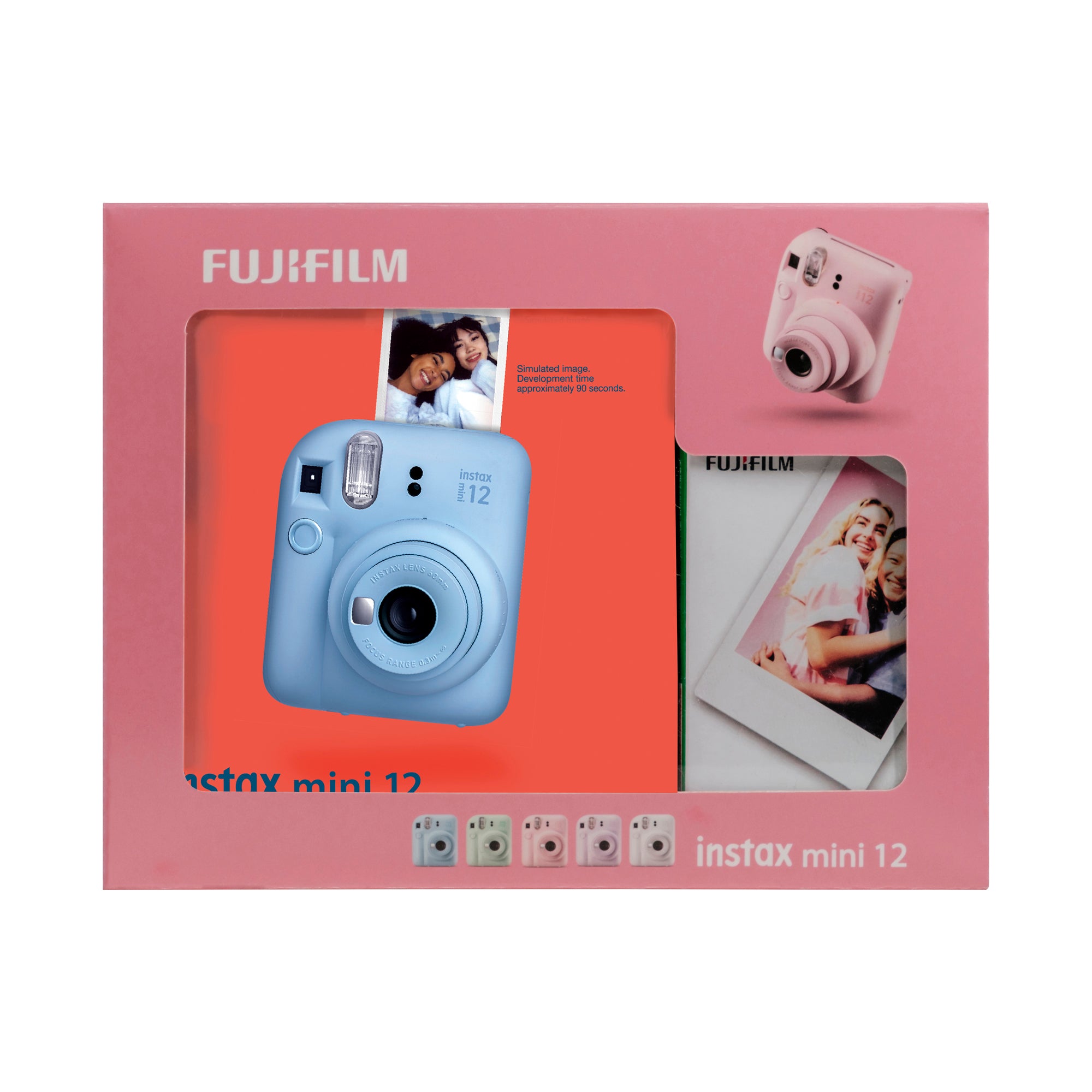 Kit Cámara Instax Mini 12 Pastel Blue + 10 Películas