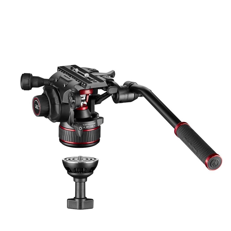 Kit video con trípode alumino Twin + rótula Nitrotech 608 Manfrotto