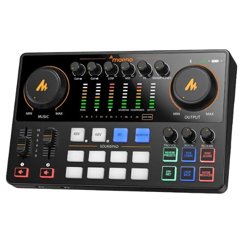 Interfaz de Audio USB Maonocaster AME2 Gen2 para Podcasters - 2 Canales XLR