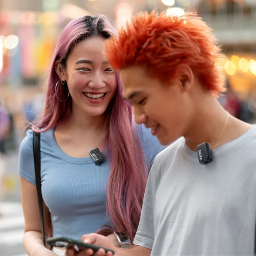 Micrófono BOYAMIC 2 – IA –40 dB, Grabación 32-bit Float, Estuche 54 h, 8 GB Interno