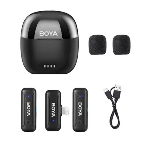 Micrófono Inalámbrico Mini 2.4GHz Conector Lightning Boya BY-WM3T-D2