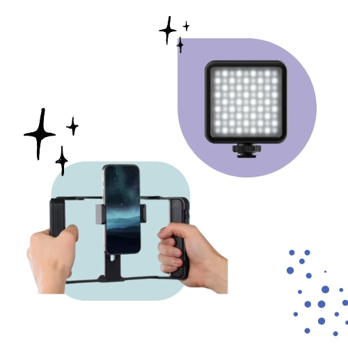 Pack Creator Rig – Jaula Ulanzi MA05 + Luz VIJIM VL81