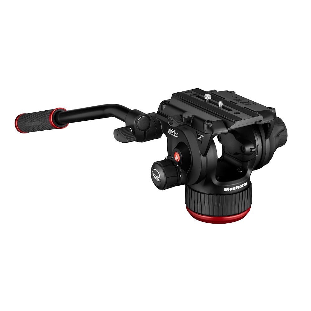 Rótula de video fluida 504X con base plana Manfrotto
