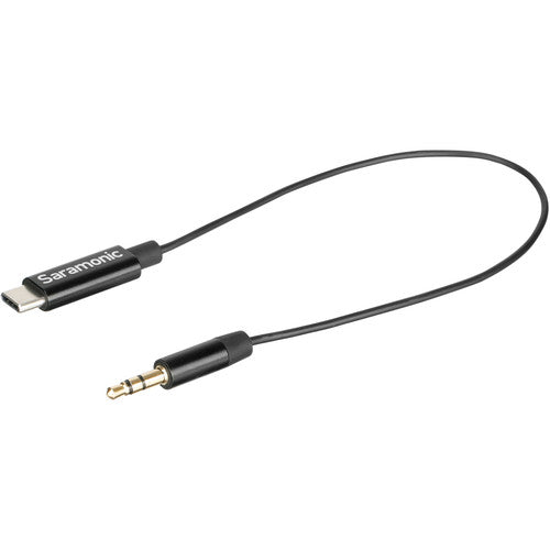 Saramonic SR-C2001 - Adaptador de 3.5 mm TRS a USB-C para Micrófonos y Dispositivos de Audio