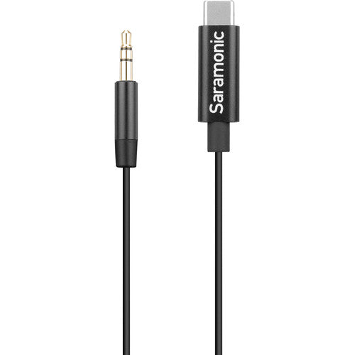 Saramonic SR-C2001 - Adaptador de 3.5 mm TRS a USB-C para Micrófonos y Dispositivos de Audio