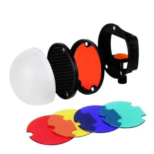 Set de Accesorios Para Flash Speedlight de Cualquier Marca Triopo TR-08