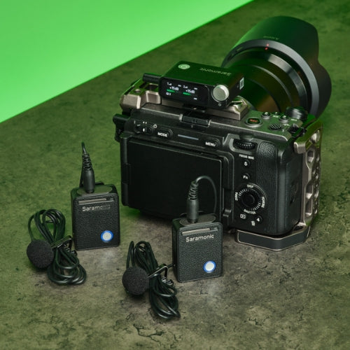 Sistema de Micrófono Inalámbrico Dual Saramonic Ultra