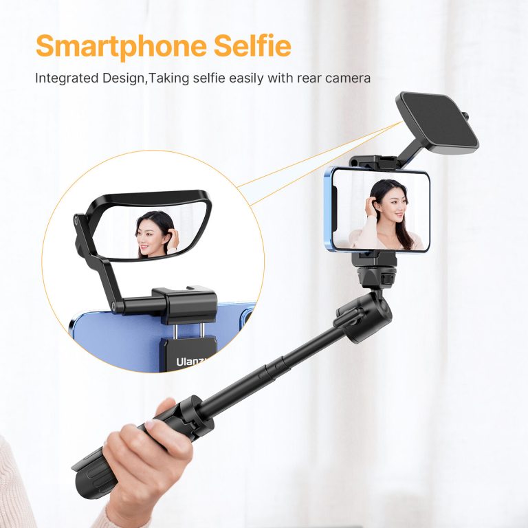 Descubre el Soporte Para Teléfonos en Trípode Con Espejo Ulanzi ST-30. Ideal para selfies y videos de alta calidad, este soporte es versátil, compatible y fácil de usar. ¡Perfecto para tus aventuras creativas!
