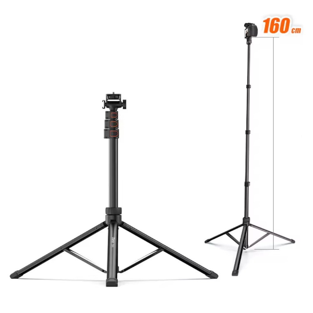 Trípode Ulanzi TB64 1.6m – Ligero y Ajustable para Fotografía y Video