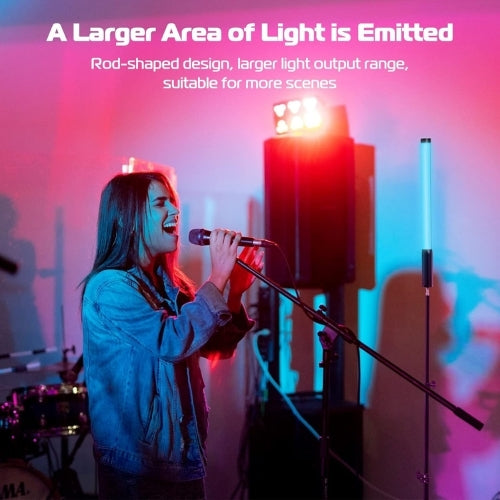 Barra de Luz LED RGB Ulanzi VL119 50cm – Portátil, Recargable y con 20 Efectos de Escena