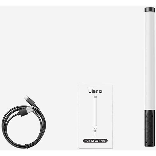 Barra de Luz LED RGB Ulanzi VL119 50cm – Portátil, Recargable y con 20 Efectos de Escena