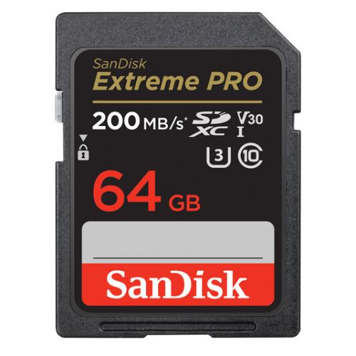 Tarjeta de Memoria SDXC UHS-I EXTREME PRO 64GB 200MB/90MB 633X