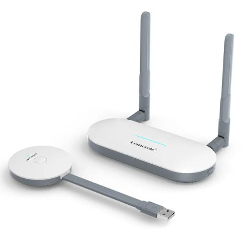 Transmisor Inalámbrico de Video Full HD 1080P 50 metros USB a HDMI o VGA Lemorele G60