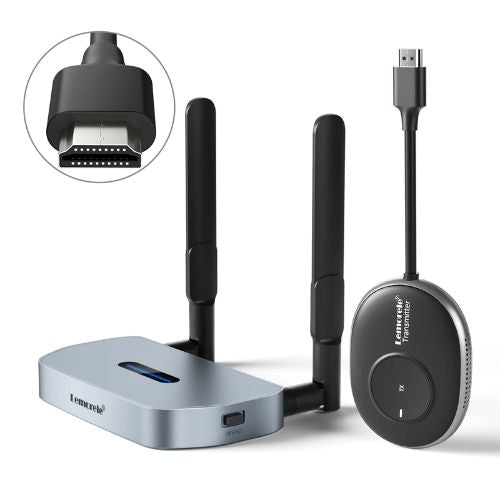 Transmisor Video 4K Inalámbrico HDMI a HDMI o VGA Lemorele Q5R1