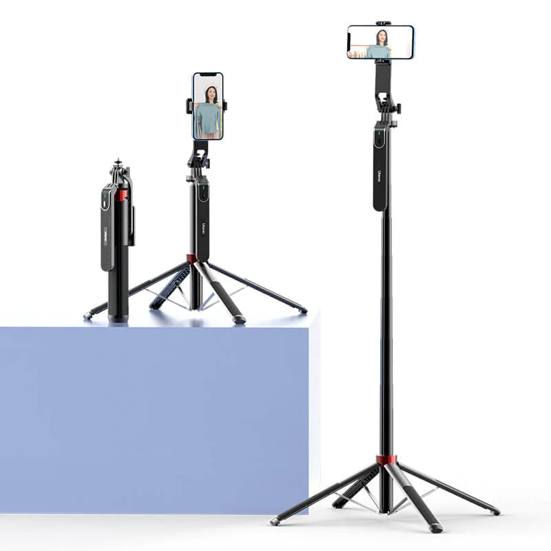 Trípode Selfie Stick con Bluetooth Ulanzi MA09 para Smartphones y Cámaras Deportivas
