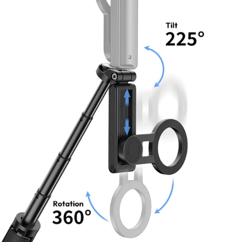 Trípode Magnético 3-en-1 ULANZI JJ03 – Selfie Stick Extensible con Control Bluetooth