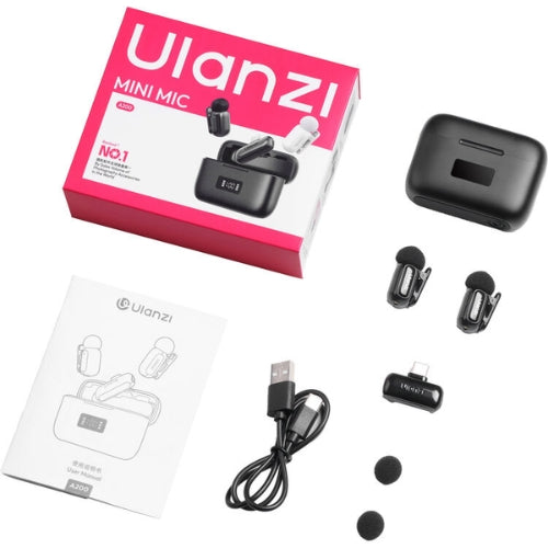 Ulanzi A200 Mini Mic Micrófono Inalámbrico USB-C Compacto para Celular