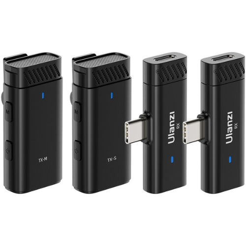 Ulanzi HM2301 Micrófono Inalámbrico Dual para Celular y Streaming