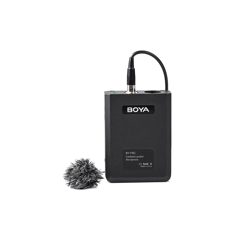 MICRÓFONO PROFESIONAL DE VIDEO/INSTRUMENTO CARDIOIDE LAVALIER Boya BY-F8C