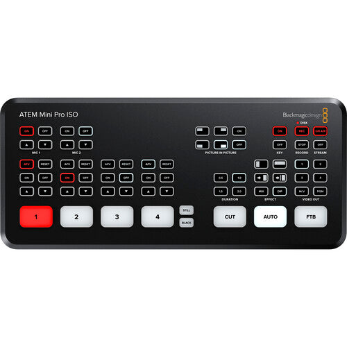 ATEM Mini Pro ISO HDMI Live Stream Switcher