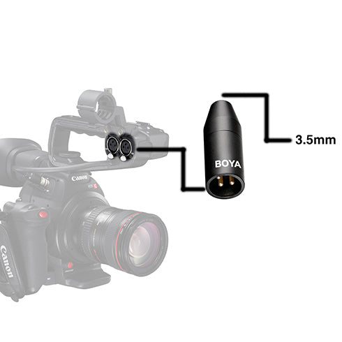 Adaptador Mini-Jack de 3.5mm a XLR de 3.5mm