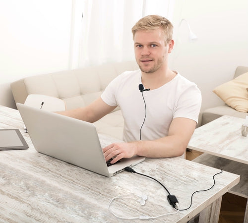 Adaptador de Sonido USB a Salidas para Audífono y Micrófono BY-EA2L