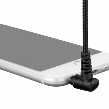 Mini Microfono Boya BY-UM4 Tipo Cuello de Ganso Para Telefonos y Computadores