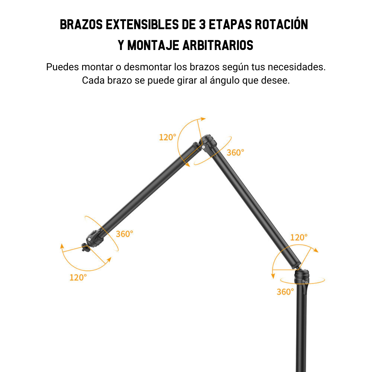 Brazo Articulado con Abrazadera de Mesa Vijim LS08