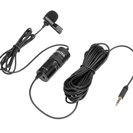 Micrófono Lavalier Boya M1 PRO con Salida de Audífonos