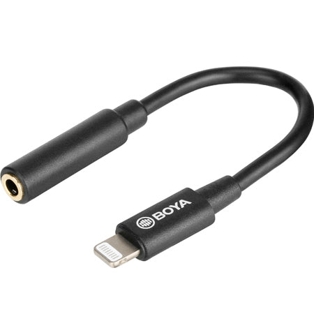 Cable Macho Lightning - Hembra TRRS Boya BY-K3