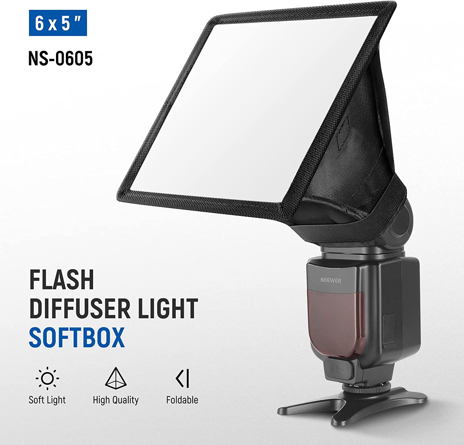 Difusor de Luz para Flash de 15.2 x 12.7 cm