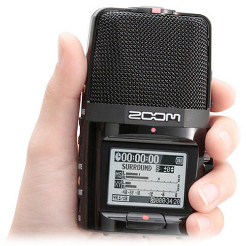 ZOOM H2n Grabadora Portátil de Mano 5 Micrófonos y 4 Modos de Grabación