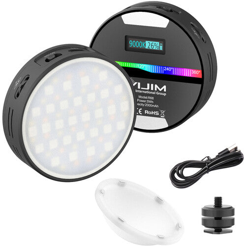 Luz Led Circular RGB Recargable Vijim R66