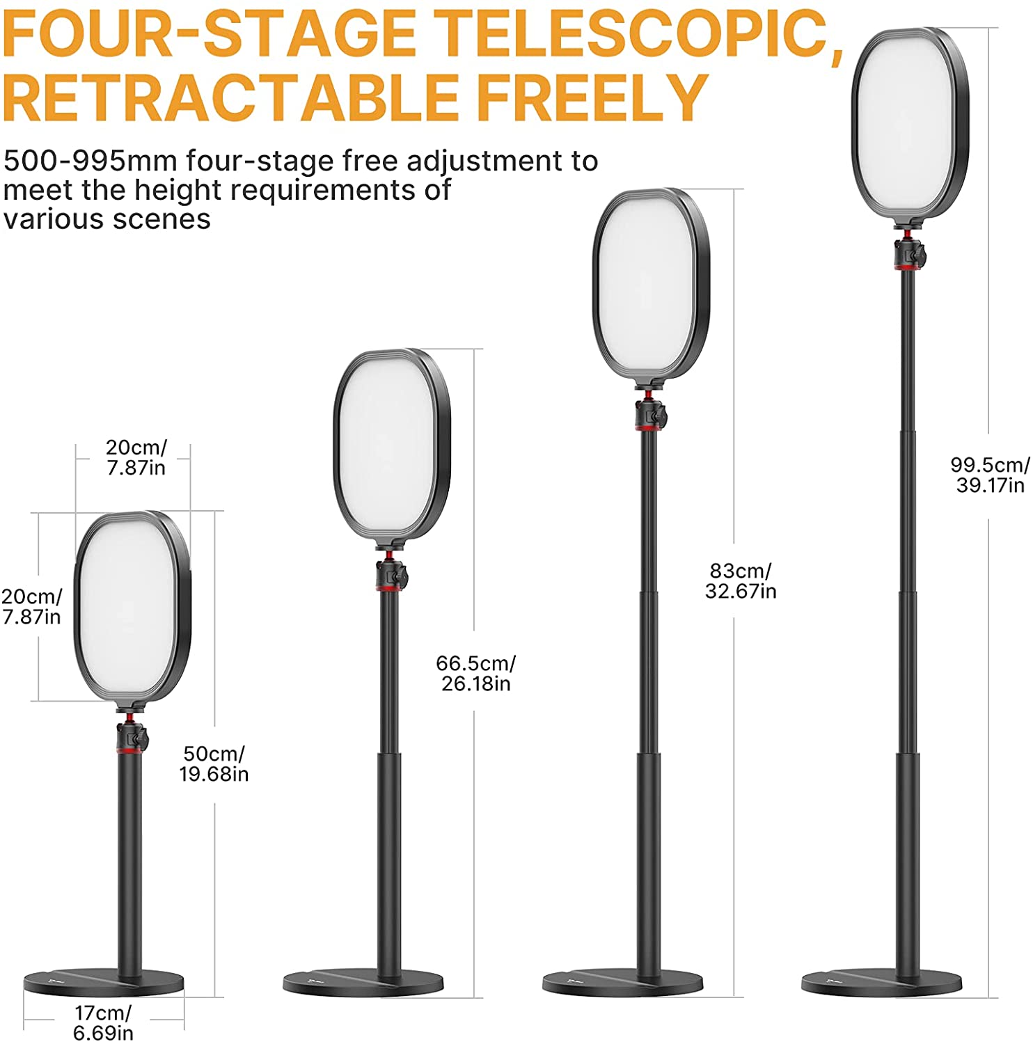 Luz Led Extensible para Escritorio Vijim K7