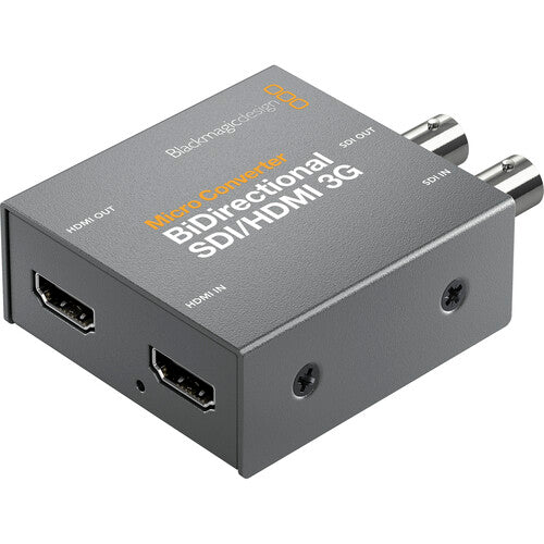 Micro Convertidor Bidireccional SDI/HDMI 3G con fuente de alimentación