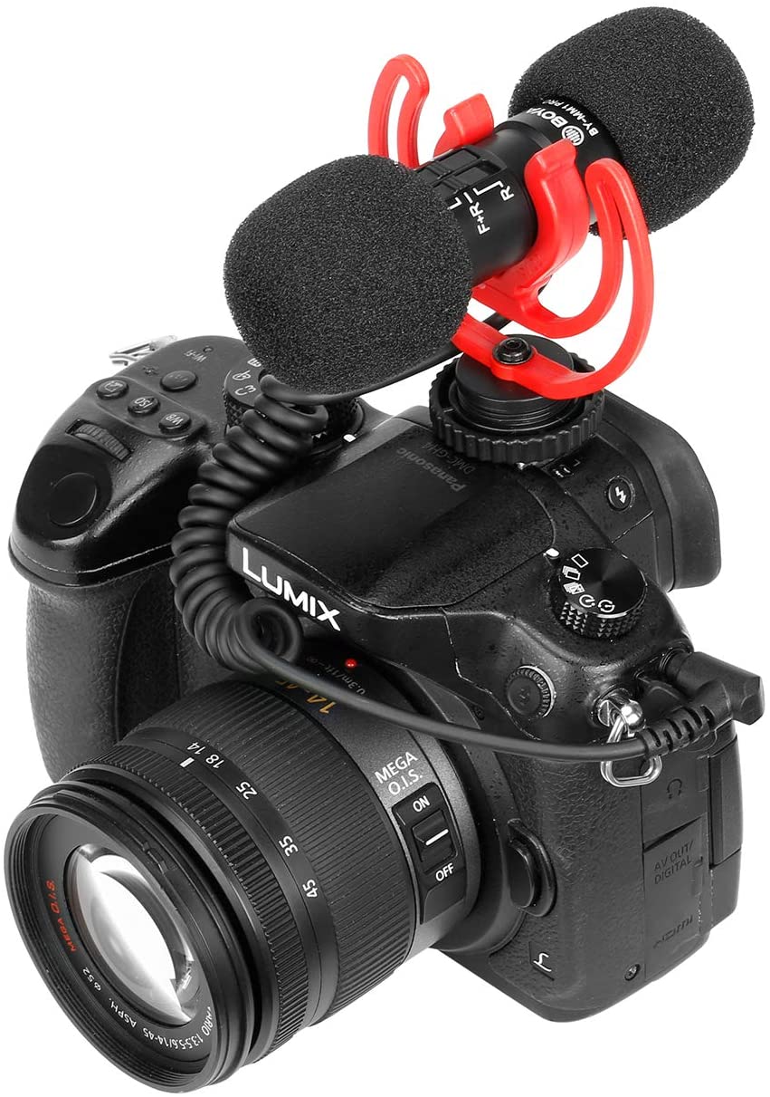 Micrófono Boya Bidireccional Con Salida de Audífonos BY-MM1 PRO