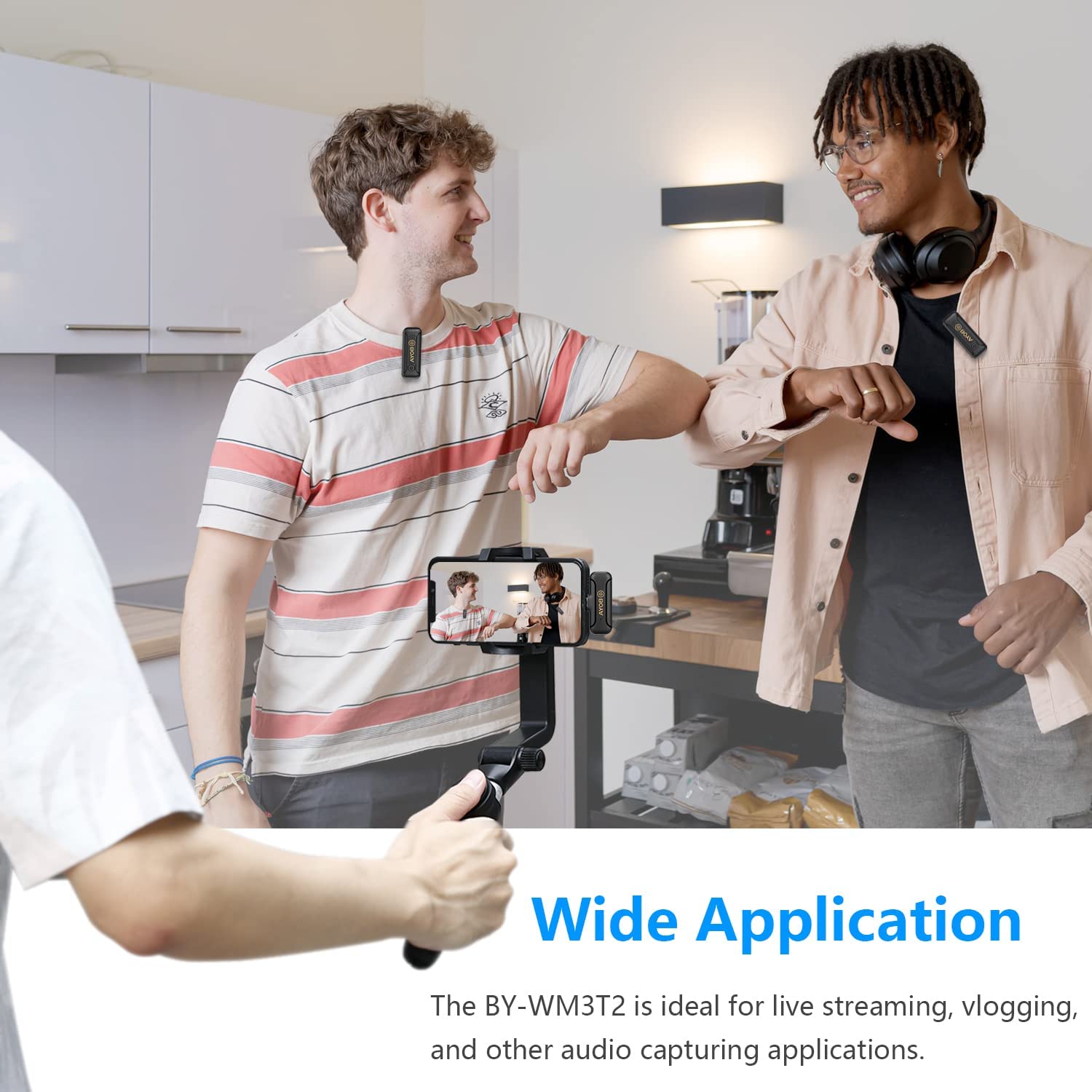 Micrófono Inalámbrico Doble Lightning Boya BY-WM3T2-D2 50 metros