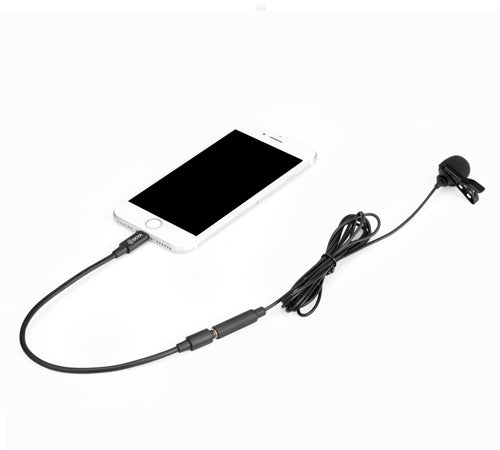 Micrófono Lavalier Boya BY-M2 para Iphone con Conector Lightning