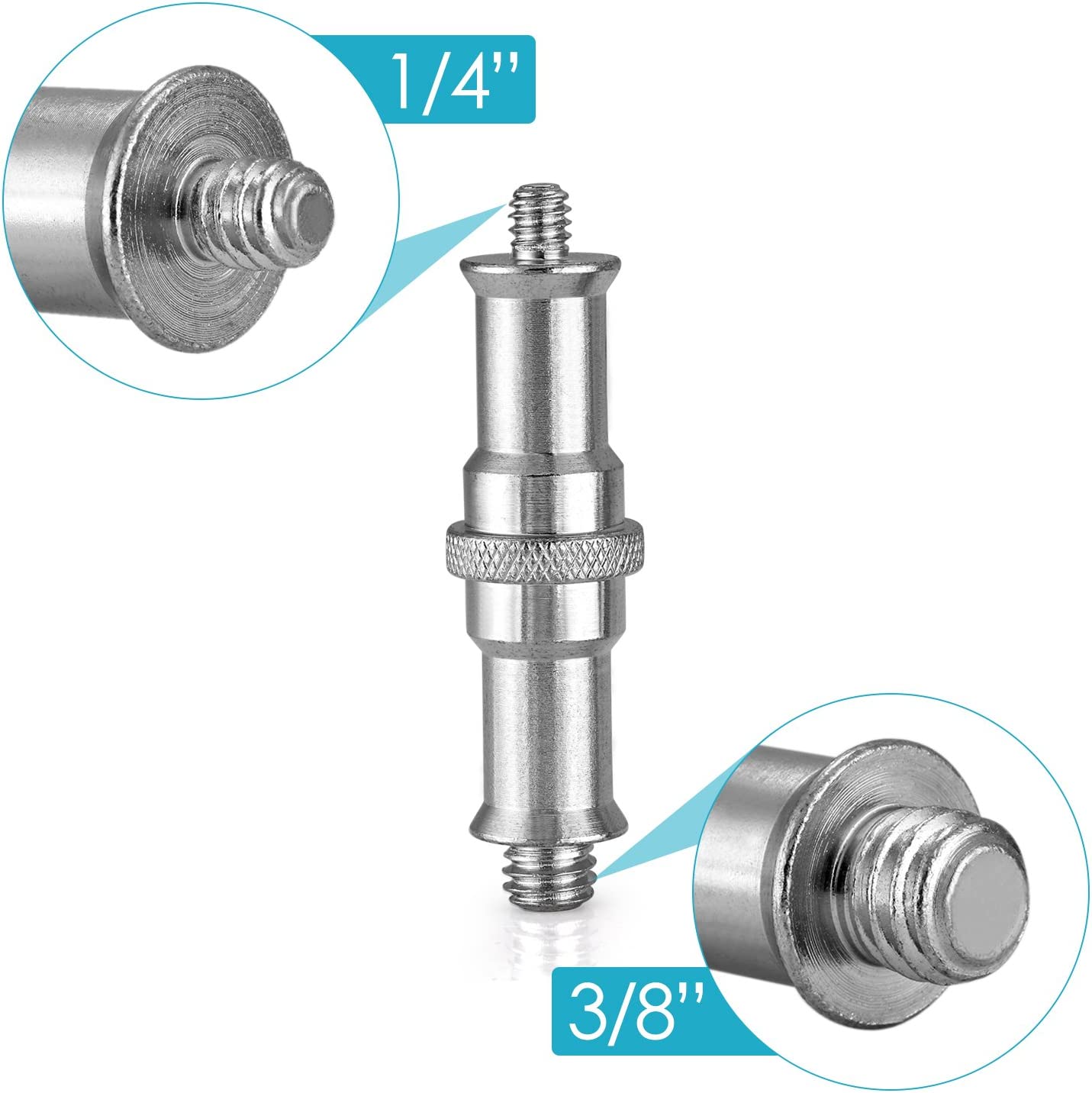 Pack de 2 Tornillos 1/4" a 3/8"